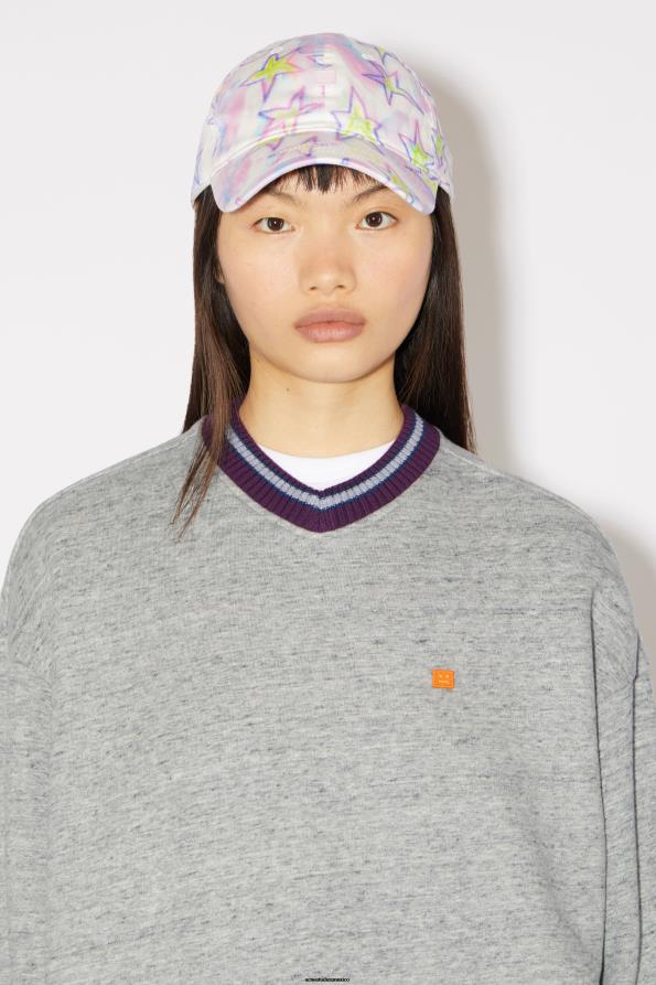 Acne Studios vestir mezcla de gris mármol 0T4HT155 jersey de ajuste relajado unisex