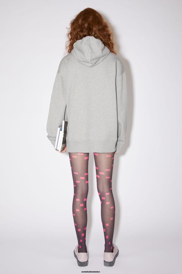 Acne Studios vestir mezcla gris claro 0T4HT412 sudadera con capucha - talla extragrande unisex