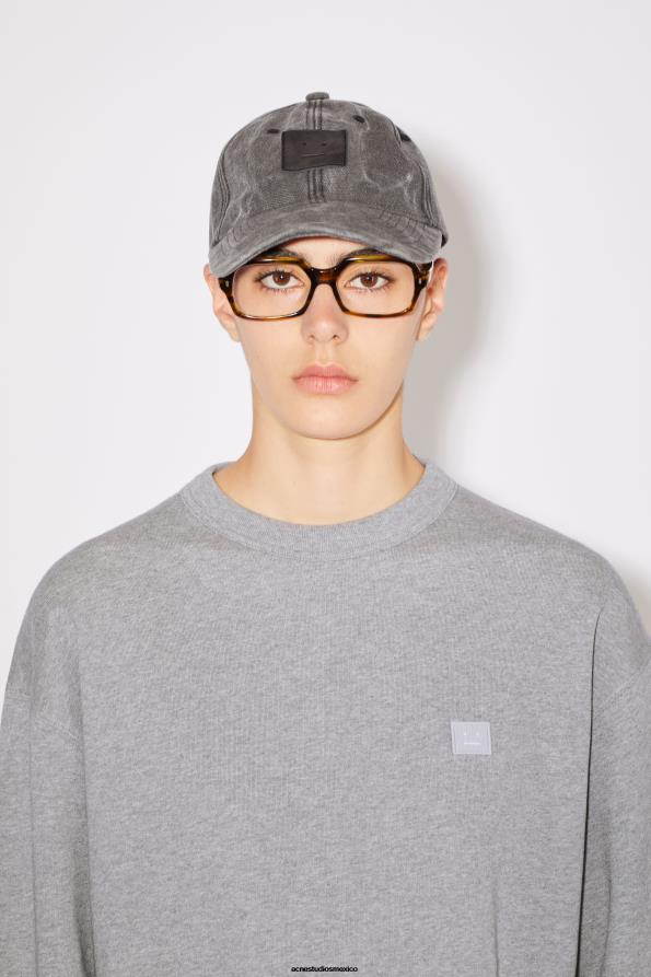 Acne Studios vestir mezcla gris claro 0T4HT415 sudadera con cuello redondo - ajuste relajado unisex