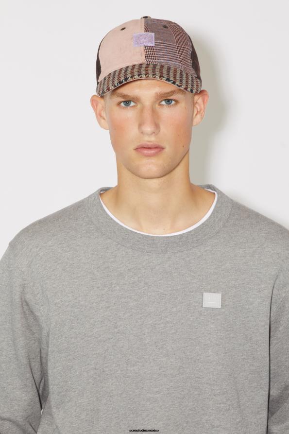 Acne Studios vestir mezcla gris claro 0T4HT978 suéter de cuello redondo - regular fit unisex