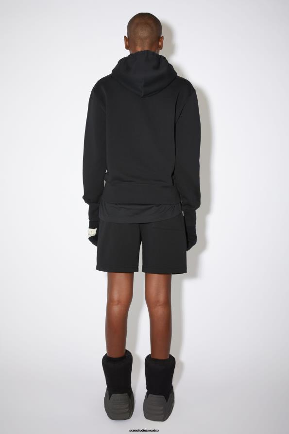 Acne Studios vestir negro 0T4HT431 sudadera con capucha - regular fit unisex