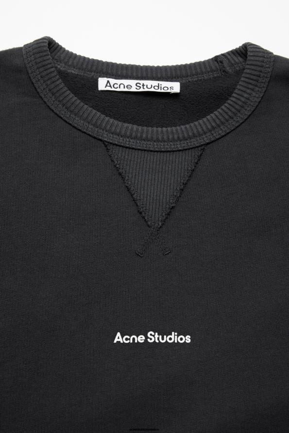 Acne Studios vestir negro 0T4HT971 suéter con logo