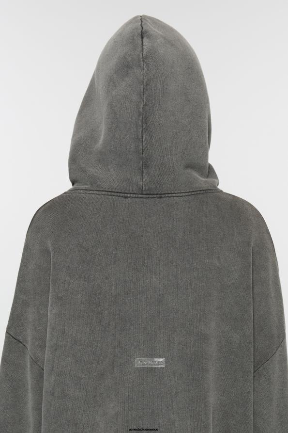 Acne Studios vestir negro descolorido 0T4HT968 Sudadera