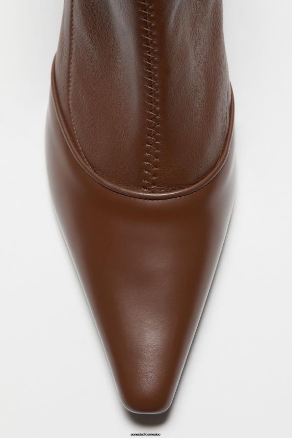 Acne Studios calzado marrón coñac 0T4HT621 botines de tacón