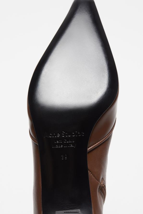 Acne Studios calzado marrón coñac 0T4HT621 botines de tacón