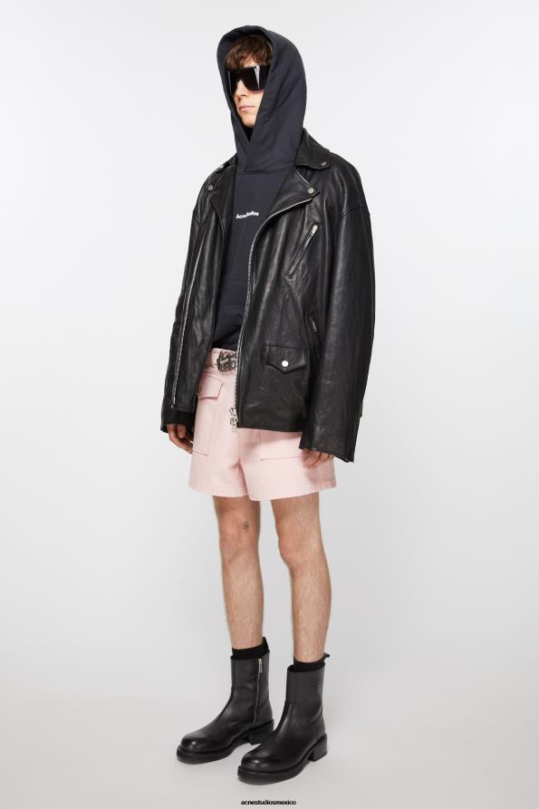 Acne Studios calzado negro 0T4HT1215 botas de cuero encerado