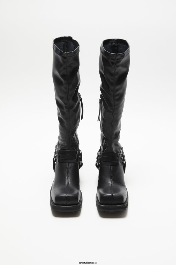 Acne Studios calzado negro 0T4HT443 botas con hebilla