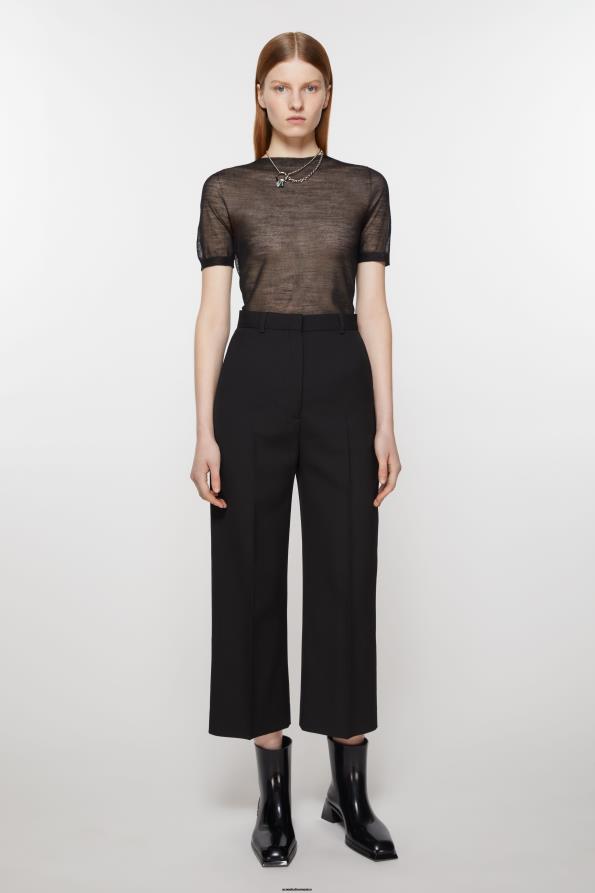 Acne Studios calzado negro 0T4HT449 botines de goma