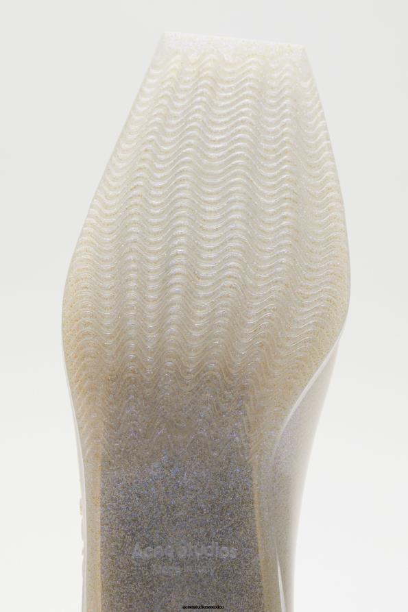 Acne Studios calzado transparente/plata 0T4HT876 botines de goma