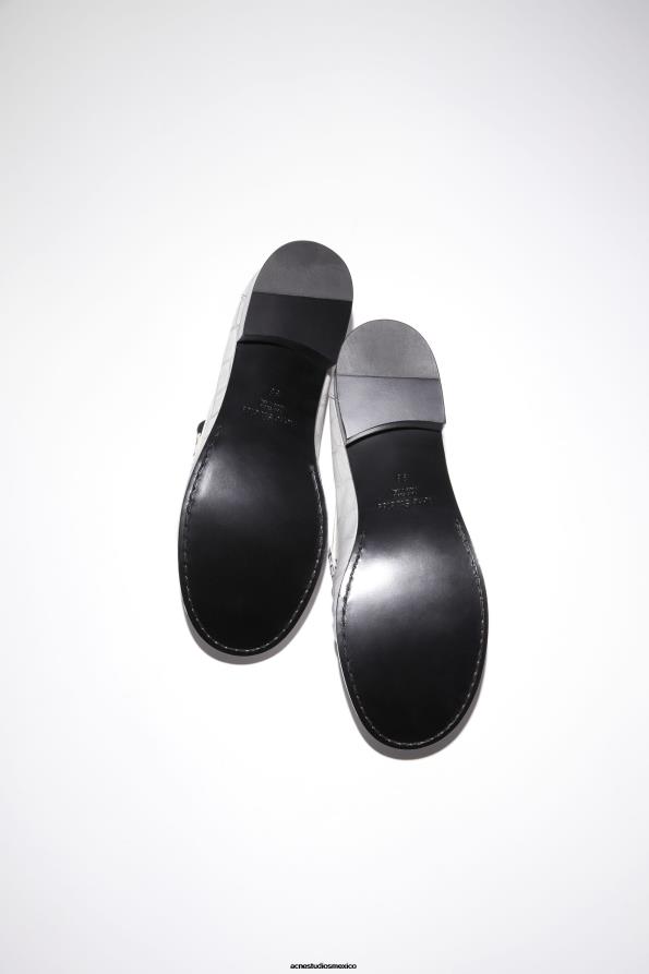 Acne Studios calzado blanquecino 0T4HT808 mocasines de cuero