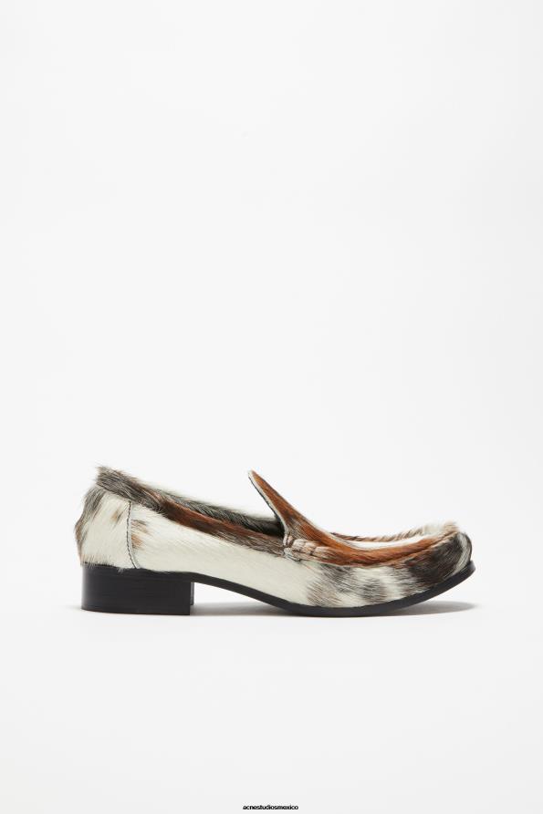 Acne Studios calzado marrón múltiple 0T4HT634 mocasines de cuero