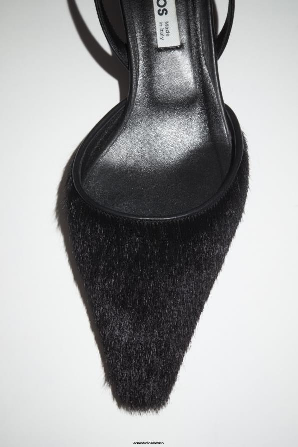 Acne Studios calzado negro 0T4HT486 zapatos destalonados