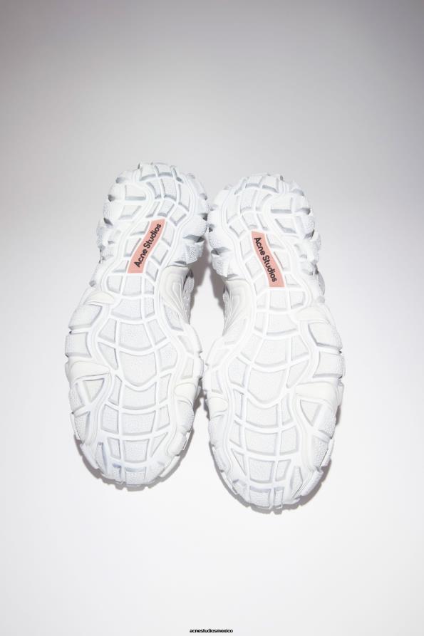 Acne Studios calzado blanco 0T4HT1226 zapatillas gruesas de malla