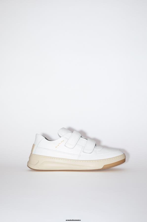 Acne Studios calzado blanco 0T4HT833 zapatillas con tira de velcro