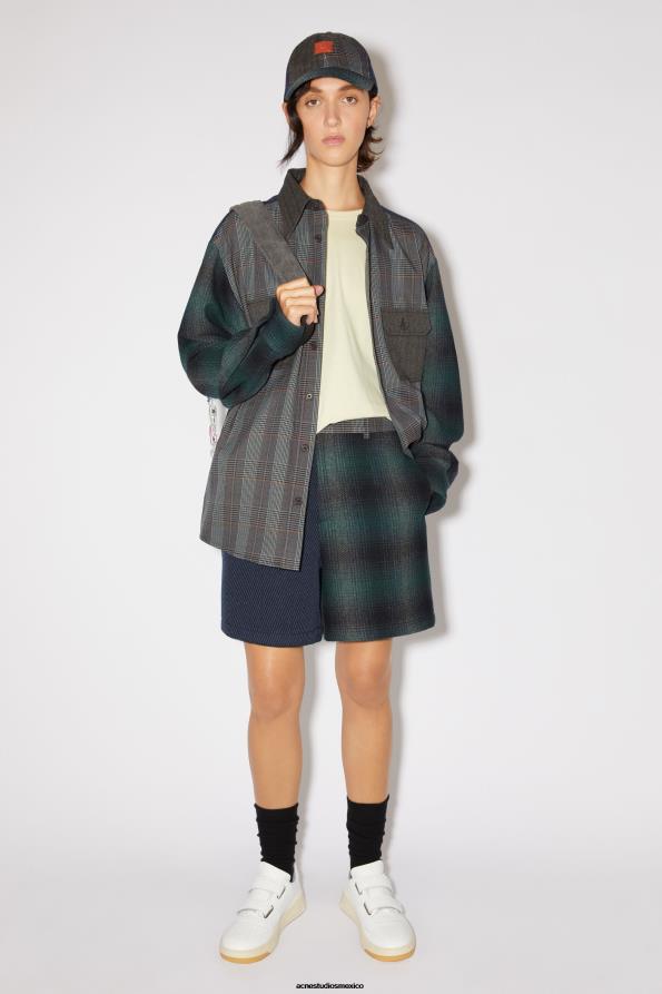 Acne Studios calzado blanco 0T4HT833 zapatillas con tira de velcro