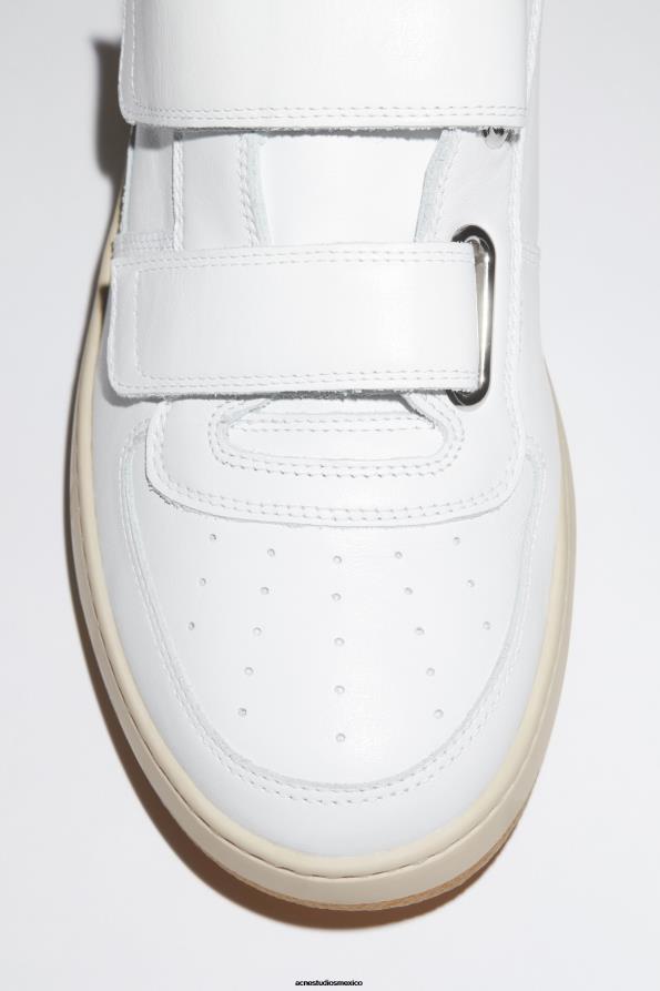 Acne Studios calzado blanco 0T4HT833 zapatillas con tira de velcro