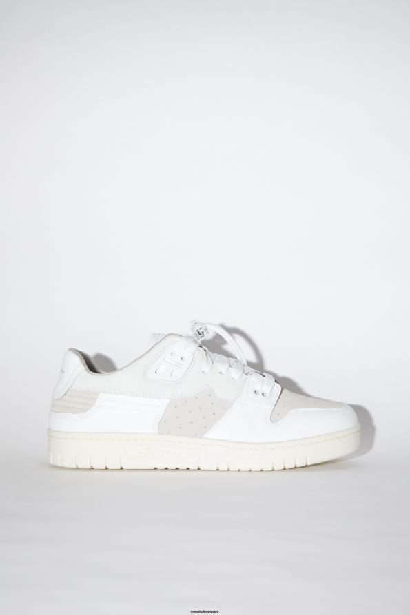 Acne Studios calzado blanco/blanquecino 0T4HT1225 zapatillas bajas de cuero