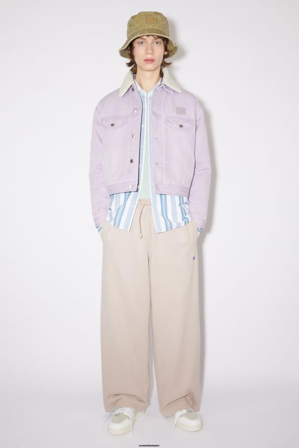 Acne Studios calzado blanco/blanquecino 0T4HT1225 zapatillas bajas de cuero