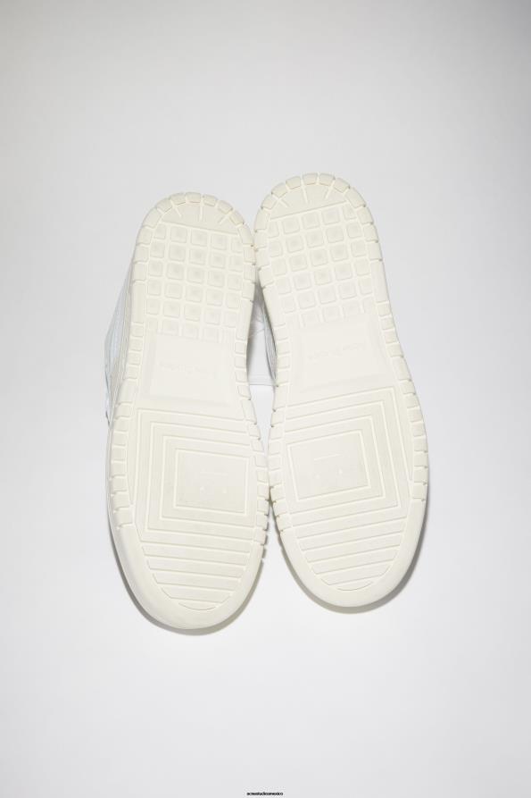 Acne Studios calzado blanco/blanquecino 0T4HT1225 zapatillas bajas de cuero