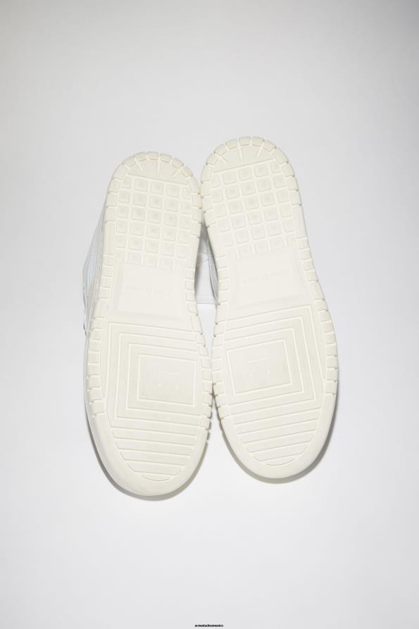 Acne Studios calzado blanco/blanquecino 0T4HT834 zapatillas bajas de cuero
