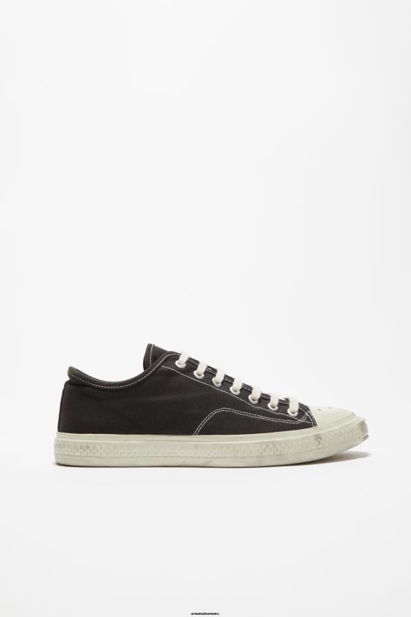 Acne Studios calzado negro/blanco roto 0T4HT1216 zapatillas bajas
