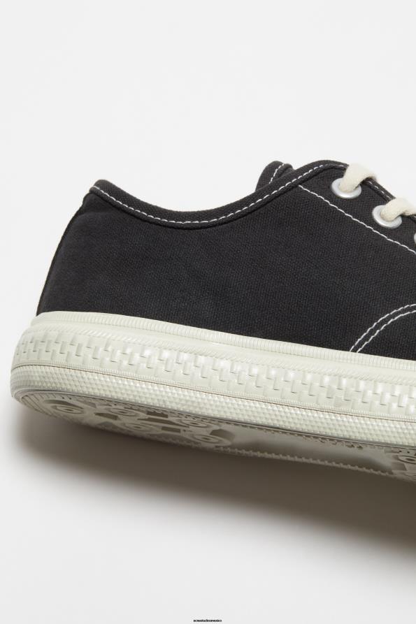 Acne Studios calzado negro/blanco roto 0T4HT1216 zapatillas bajas