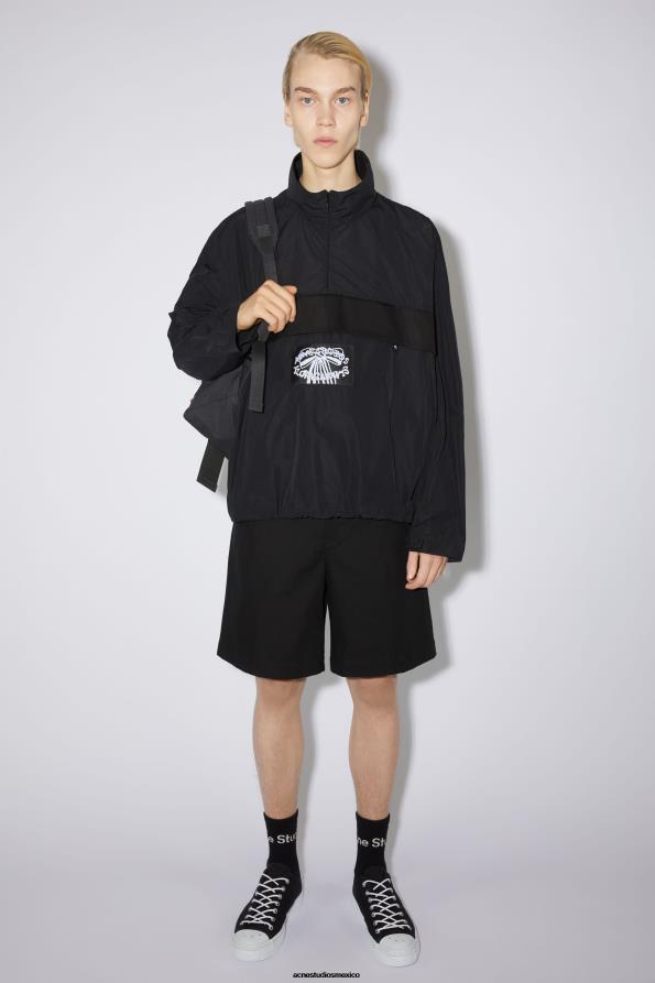 Acne Studios calzado negro/blanco roto 0T4HT1219 zapatillas bajas