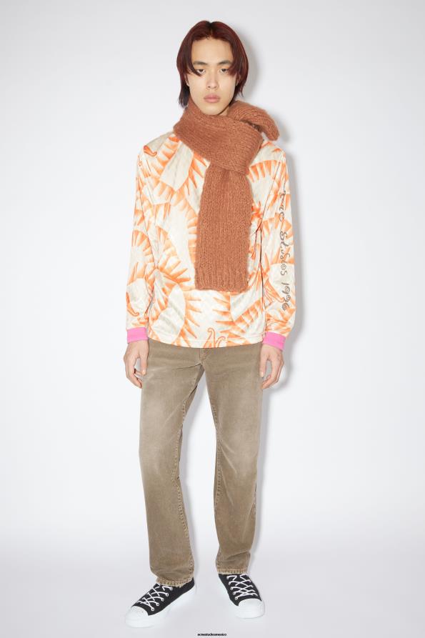 Acne Studios calzado negro/blanco roto 0T4HT1220 altas zapatillas de deporte superiores