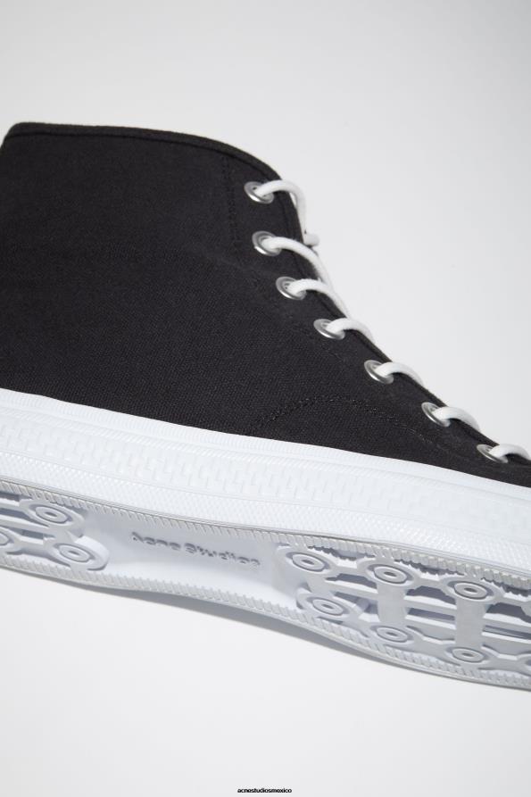 Acne Studios calzado negro/blanco roto 0T4HT1220 altas zapatillas de deporte superiores