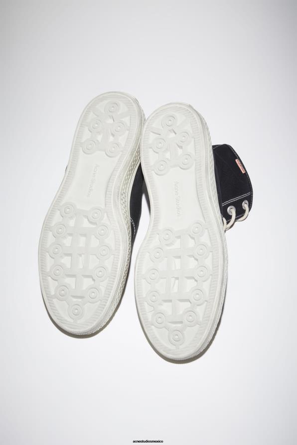 Acne Studios calzado negro/blanco roto 0T4HT514 altas zapatillas de deporte superiores