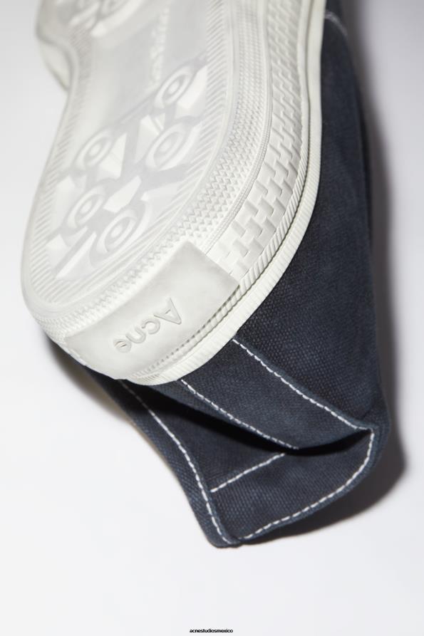 Acne Studios calzado negro/blanco roto 0T4HT514 altas zapatillas de deporte superiores