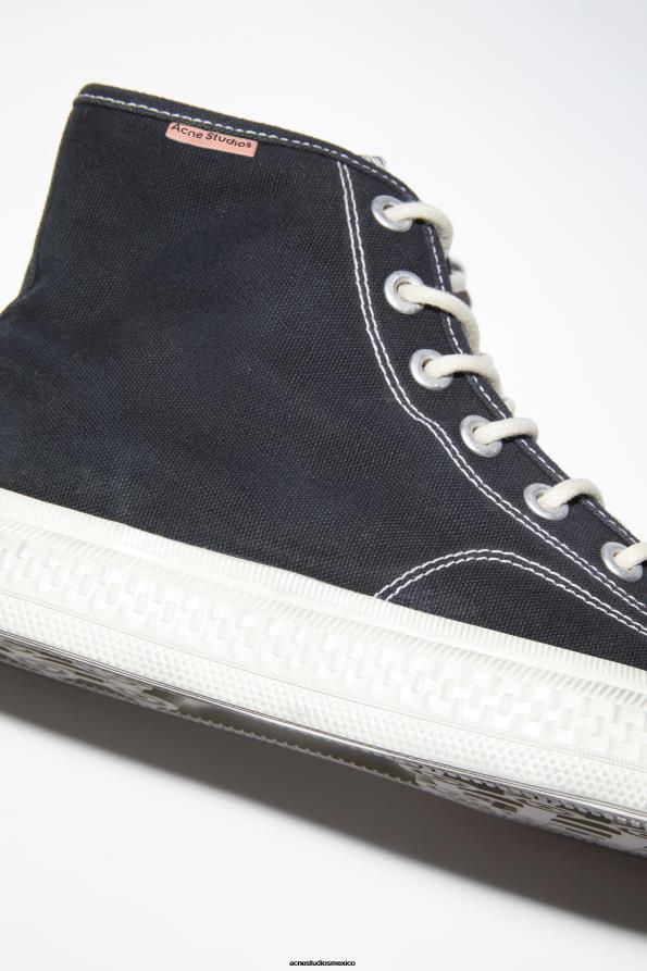 Acne Studios calzado negro/blanco roto 0T4HT514 altas zapatillas de deporte superiores